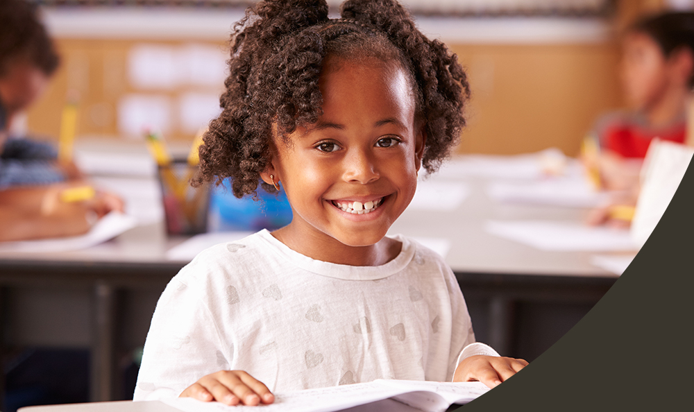 young black girl student