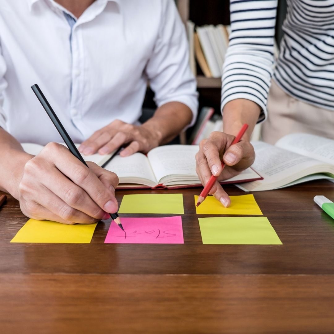 photo of a parent and tutor