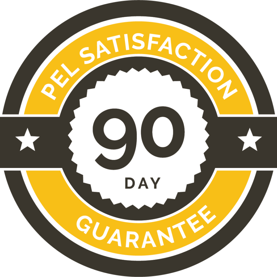 PEL 90-day Satisfaction Guarantee